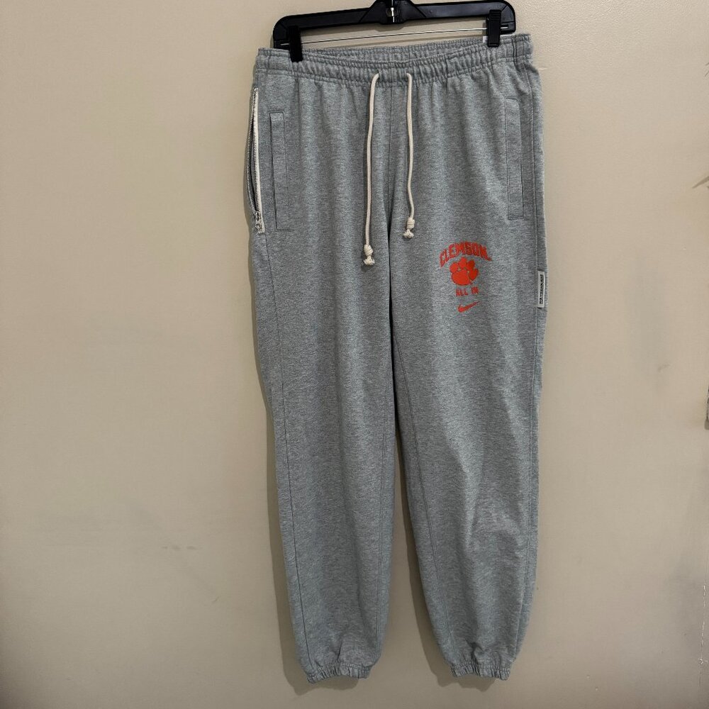 Nike NCAA Clemson Tigers Football Basketball Team Issue PE Sweatpants Men NEW